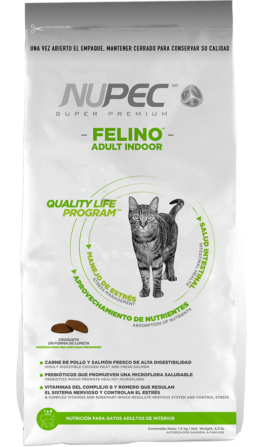 NUPEC FELINO ADULT INDOOR