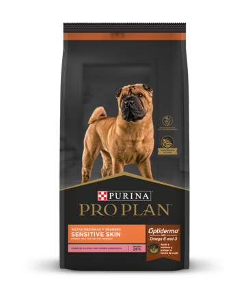 Purina® Pro Plan® Alimento seco Sensitive Skin Adult Razas Medianas y Grandes